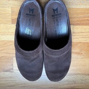 NEW SALE PRICE: MEPHISTO Geike Women's Clog, brown suede